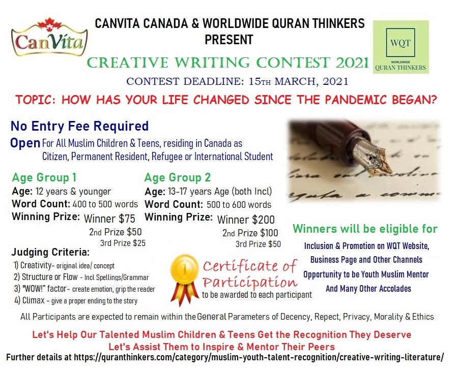 Creative Writing Contest 2021