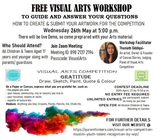 Free Arts Workshop- To prepare for Visual Arts Competition