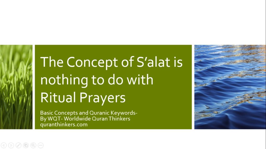 THE BASIC QURANIC CONCEPT OF S’ALAAT